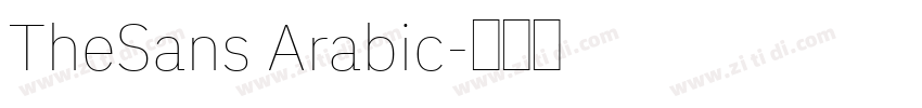 TheSans Arabic字体转换